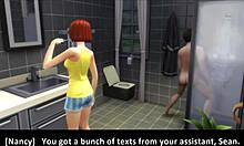 La cartoon babe Vanessas ospite speciale Sims 4 video